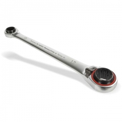  Carlous 4 In 1 Ratcheting Ring Wrench, 10mm(M6), 13mm(M8), 17mm(M10) & 19mm(M12). 225mm Long. CLS1700