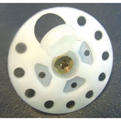 Insulation Flange with Cover Cap 60mm, Polypropylene (Box 200) KC