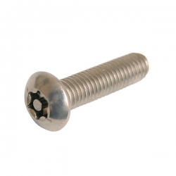 M4 x 35 Button Head Machine Screw Resistorx Stainless Steel (A2 304) TX-20H