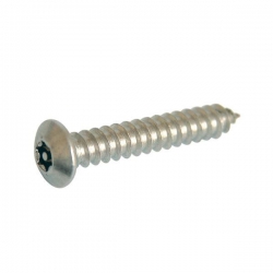 No. 6 x 5/8" (3.5 x 16mm) Button Self Tapping Screw Resistorx Stainless Steel (A2 304) TX-10H