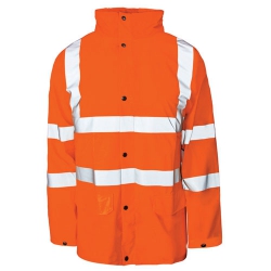 Hi-vis Parka Jacket Medium  EN471 Orange