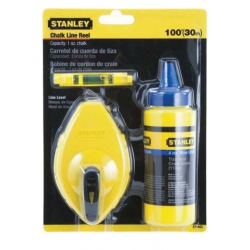 Stanley 30 Metre Chalk Line Kit 0-47-443