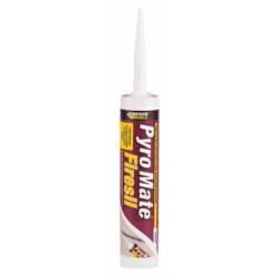 Everbuild Pyromate Neutral Cure Elastic Silicone Sealant 310ml