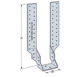 63mm x 469mm Simpson Timber to Timber Jiffy Type Joist Hanger Galvanised JHA450/63