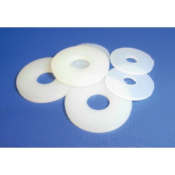 M12 x 40 x 3 Nylon 66 natural white penny washers