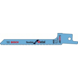 Bosch S422AF Sabre Saw Blade flexible for metal (Pack of 5) P/No. 2 608 656 253