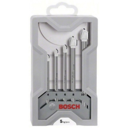 5 Piece Bosch CYL-9 Expert Glass Ceramic / Tile Drill Bit Set 2 608 587 169