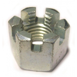 M8 Castle Slotted Nut Steel Bright Zinc Plated DIN 935