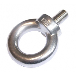 M30 Steel Eyebolt, 60mm Eye, 36mm Thread, Bright Zinc Plated, DIN 580