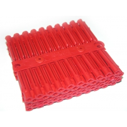 Red 5.5 x 34mm Talon Premium Plastic Wall Plugs / Drill Fixing (Drill size 5.5mm) Bundles of 100 or outer boxes of 1000