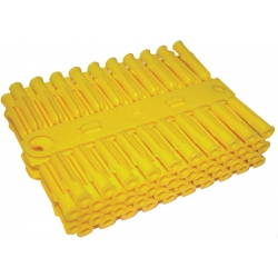 Yellow 5 x 25mm Talon Premium Plastic Wall Plugs / Drill Fixing (Drill size 5mm) Bundles of 100 or outer boxes of 1000