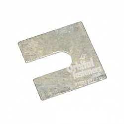 No1 50mm x 50mm x 3mm with a 14mm slot (Suits bolts up to M12) Steel Metal Horseshoe Trouser Shim galvanised