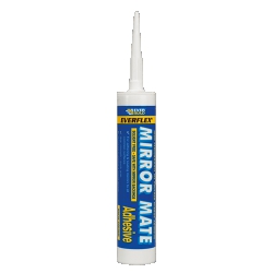 Everbuild Mirror Mate Sealant and Adhesive, White 310ml