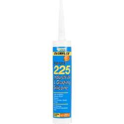 Everbuild 225 Mid Mod Silicone Sealant Brushed Steel 310ml