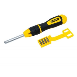 Stanley Multibit Ratchet Screwdriver + 10 bits 0-68-010