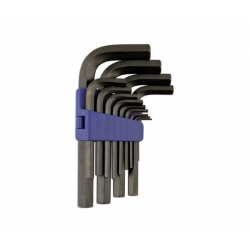 Laser 5786 13 Piece Hex Key Wrench Set 2, 2.5, 3, 4, 5, 6, 7, 8, 10, 12, 14, 17 & 19mm