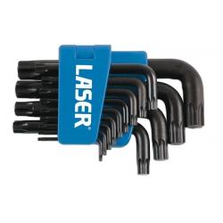 Laser 13 Piece Torx Hex Key Set (T10-T80) 6056