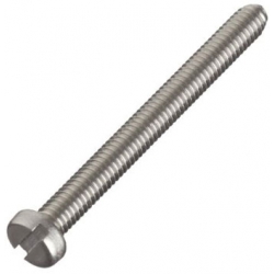 M4 x 8 Machine Screw, Cheese Slot Head Stainless Steel A2 (304) DIN 84