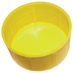 Scaffold Tube / End Caps Yellow Plastic for 48.3mm 8(G40) Size Tube