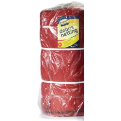 2 Metre x 50 Metre Red Debris / Scaffold Netting DNR2X50