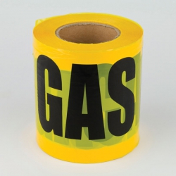 150mm x 365 Metre Yellow Gas Underground Warning Tape