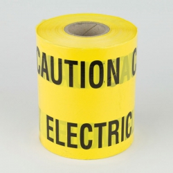 150mm x 365 Metre Yellow Electric Underground Warning Tape