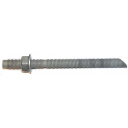 M20 x 260 Resin Stud, Nut & Washer 45 degree pointed Grade 8.8 Galvanised