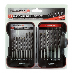 Addax Timco 15 Piece Masonry Drill Bit Set M15SET