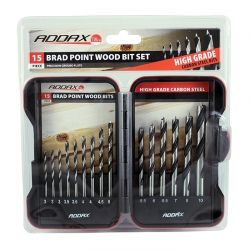 Addax Timco 15 Piece Brad Point Wood Bit Set B15SET