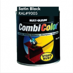 Rust-Oleum CombiColor Metal Paint 750ml (Satin Black RAL 9005)