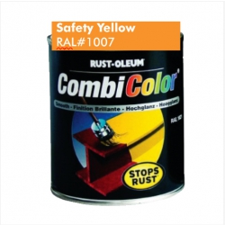 Rust-Oleum CombiColor Metal Paint 750ml (Safety Yellow RAL 1007)