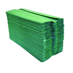 Green Paper Hand Towels, 2 Ply C Fold, 230mm x 95mm (Case of 2688)