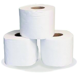 White Toilet Rolls 300 Sheet 2 Ply (Pack of 36 Rolls)