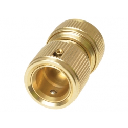 Rehau 1/2" Brass Tap Water Stop Connector