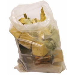 20" (508mm) x 30" (762mm) Builders 440 Gauge Clear Rubble Bags / Sacks (Box of 100)