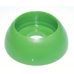 6mm Green Security Nut Cover Base 6.3 x 25mm (Similar to RAL 6017)