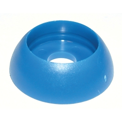 6mm Blue Security Nut Cover Base 6.3 x 25mm (Similar to RAL 5005)