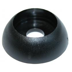 12mm Black Security Nut Cover Base 12.2 x 43mm (Similar to RAL 9005)