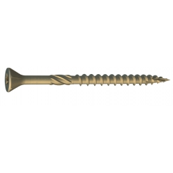 4.5 x 75 Timco C2 Countersunk Torx 20 Decking Screw, Organic Green, Tub of 250