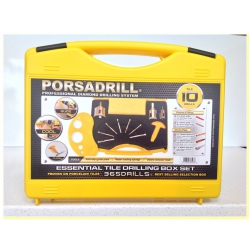 Porsadrill Professional Diamond Drilling System, The Essential 10 Tile Drills Starter Kit 