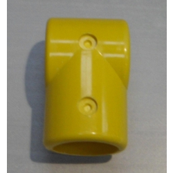 Yellow 3 Way Tee Connector (In two halves) MH3WY