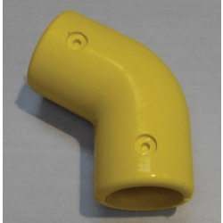 Yellow 120 Degree Right Angle Bend (In two halves) MHA120EY