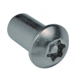 M4 x 10 Resistorx Button Head 6 Lobe Pin Barrel Nut, TX-20H Stainless Steel A2