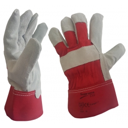 Size 10 (XL) Heavy Duty Red Double Palm Rigger Gloves (1 pair)