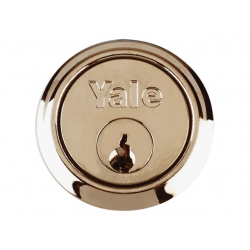 Yale Rim Cylinder 38 - 57mm Brass Door Lock with 6 Keys