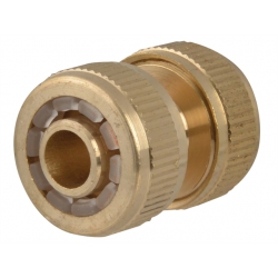 Faithfull 1/2" Brass Hose Mender / Connector FAIHOSEMEND