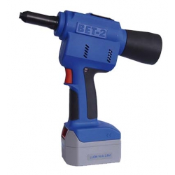 Bralo BET-2 Battery Operated Riveting Tool with 1 x 14.4v 2.8Ah Li-ion Batteries Blind Riveting Tool (Alternative of the Gesipa Powerbird)