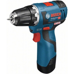 Bosch GSR12V-20 Drill Driver with 2 x 2.0Ah Batteries