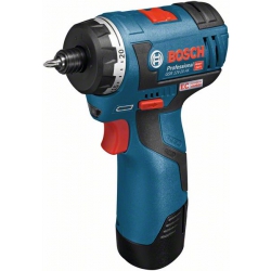 Bosch GSR12V-20HX Drill / Driver Hex Head with 2 x 2.0Ah Batteries