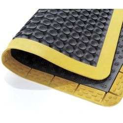 Comfy-Grip Fatigue Mat 1200mm x 2500mm – (Black / Yellow Border)